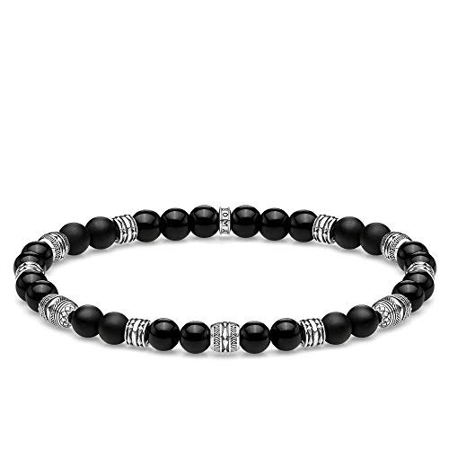 Thomas Sabo Unisex Armband Talisman schwarz 925 Sterling Silber A1924-704-11 von THOMAS SABO