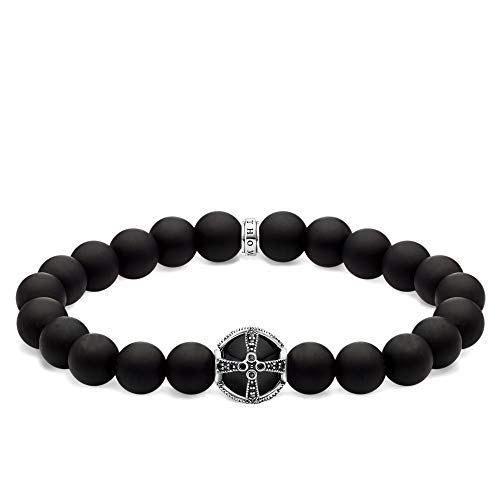 Thomas Sabo Unisex-Armband Kreuz schwarz 925 Sterlingsilber A1928-812-11-L16 Thomas Sabo Unisex-Armband Kreuz schwarz 925 Sterlingsilber A1928-812-11-L16 von THOMAS SABO