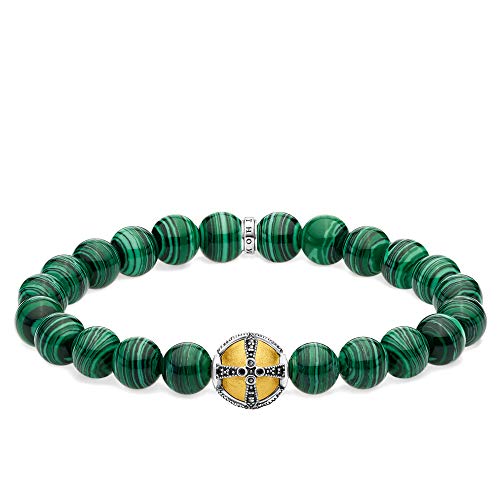 Thomas Sabo Unisex-Armband Kreuz grün 925 Sterlingsilber gelbgold vergoldet A1930-555-6-L16 Thomas Sabo Unisex-Armband Kreuz grün 925 Sterlingsilber gelbgold vergoldet A1930-555-6-L16 von THOMAS SABO