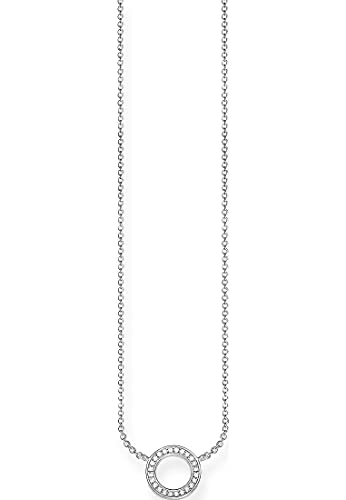 THOMAS SABO Kette ca. 40/42/45 cm 925 Sterlingsilber/Zirkonia weiß SCKE150207, 40cm von THOMAS SABO