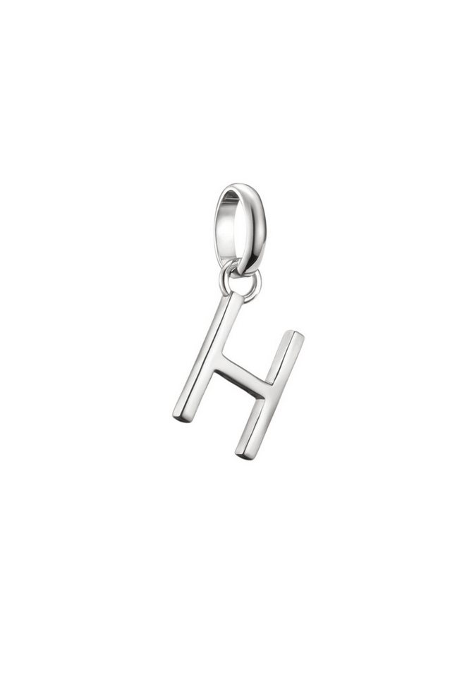 THOMAS SABO Kette mit Anhänger Charm-Anhänger Buchstabe H Connect aus Silber (Set) von THOMAS SABO
