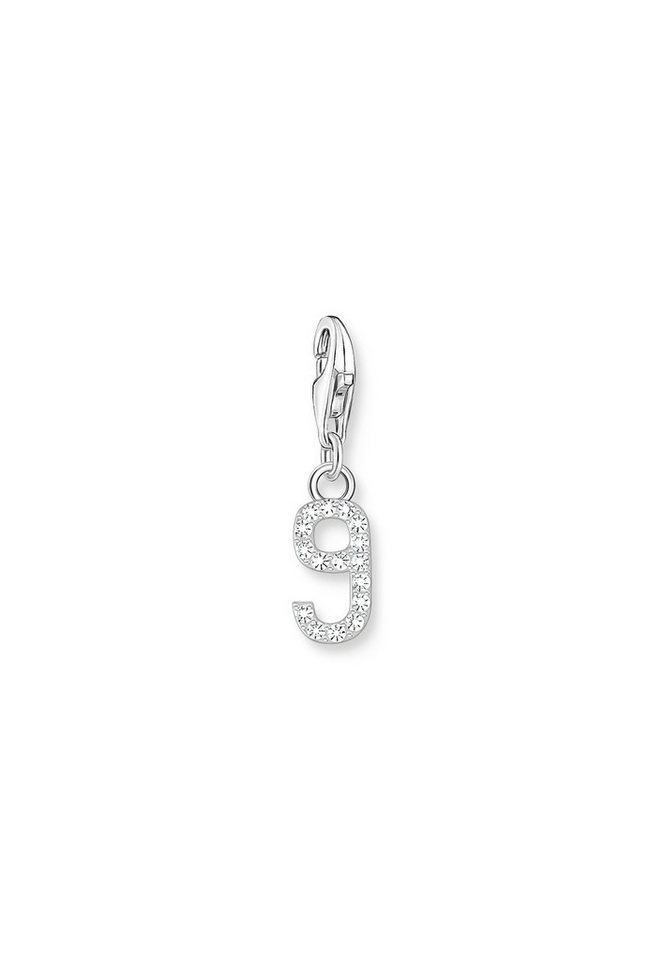 THOMAS SABO Kette mit Anhänger Charm-Anhänger Nummer "9" Zirkonia (Set) von THOMAS SABO