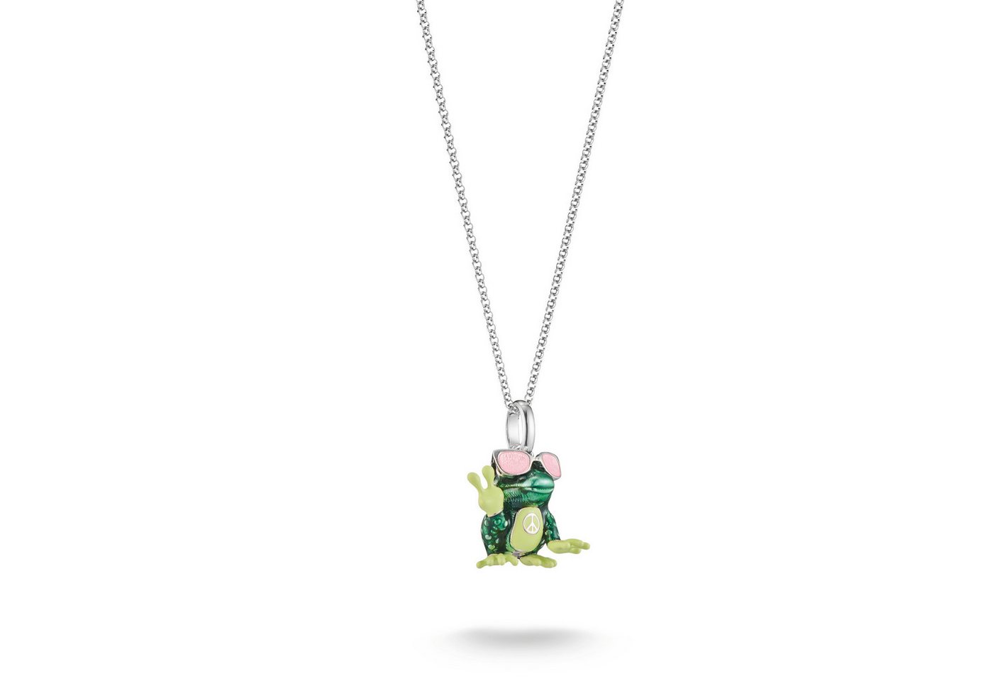 THOMAS SABO Kette mit Anhänger Froschkette, mit Zirkonia (synth) von THOMAS SABO