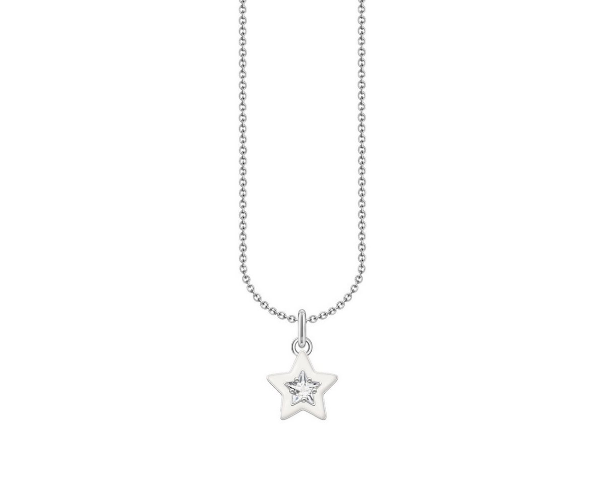THOMAS SABO Kette mit Anhänger Kette-Anhänger Damen Stern Silber KE2235-041-14 von THOMAS SABO