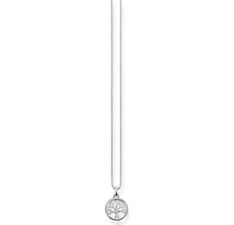 THOMAS SABO Kette mit Anhänger SCKE150145 Kette Anhänger Lebensbaum Sterling-Silber 42 cm von THOMAS SABO