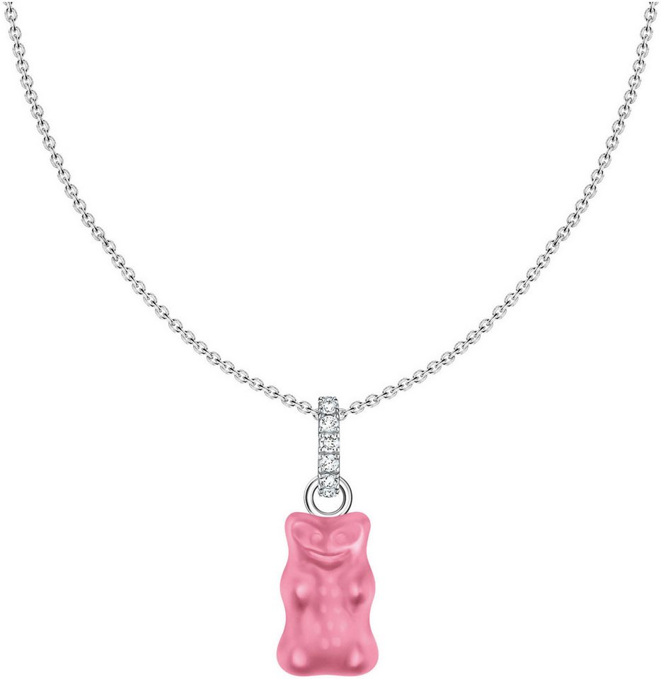 THOMAS SABO Kette mit Anhänger THOMAS SABO x HARIBO Schmuck: Kette mit Goldbär, mit Kristallglas, Zirkonia (synth) von THOMAS SABO