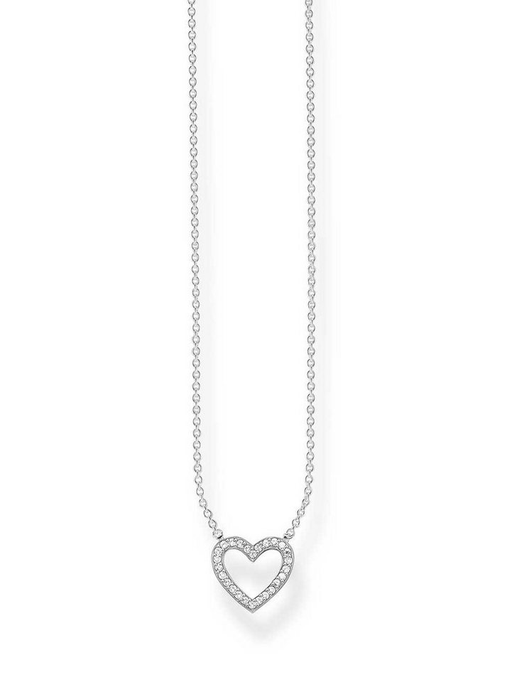 THOMAS SABO Kette mit Anhänger Thomas Sabo Halskette KE1554-051-14 925er mit Anhänger Herz 40-45cm von THOMAS SABO