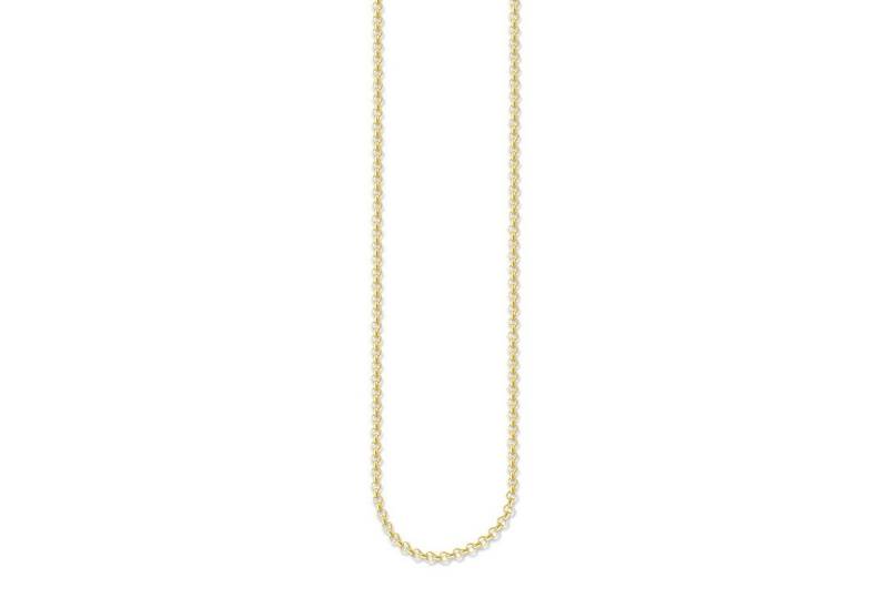 THOMAS SABO Kette ohne Anhänger KE1219-413-12 Halskette Damen Sterling-Silber Gelbgold 90 cm THOMAS SABO Kette ohne Anhänger KE1219-413-12 Halskette Damen Sterling-Silber Gelbgold 90 cm von THOMAS SABO