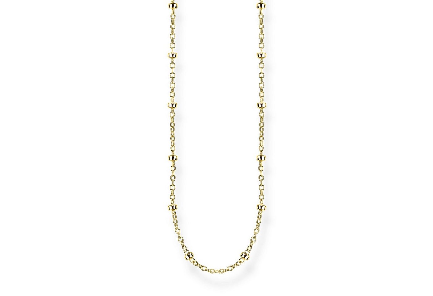 THOMAS SABO Kette ohne Anhänger KE1890-413-39 Halskette Damen Erbskette Silber Vergoldet 50 cm von THOMAS SABO