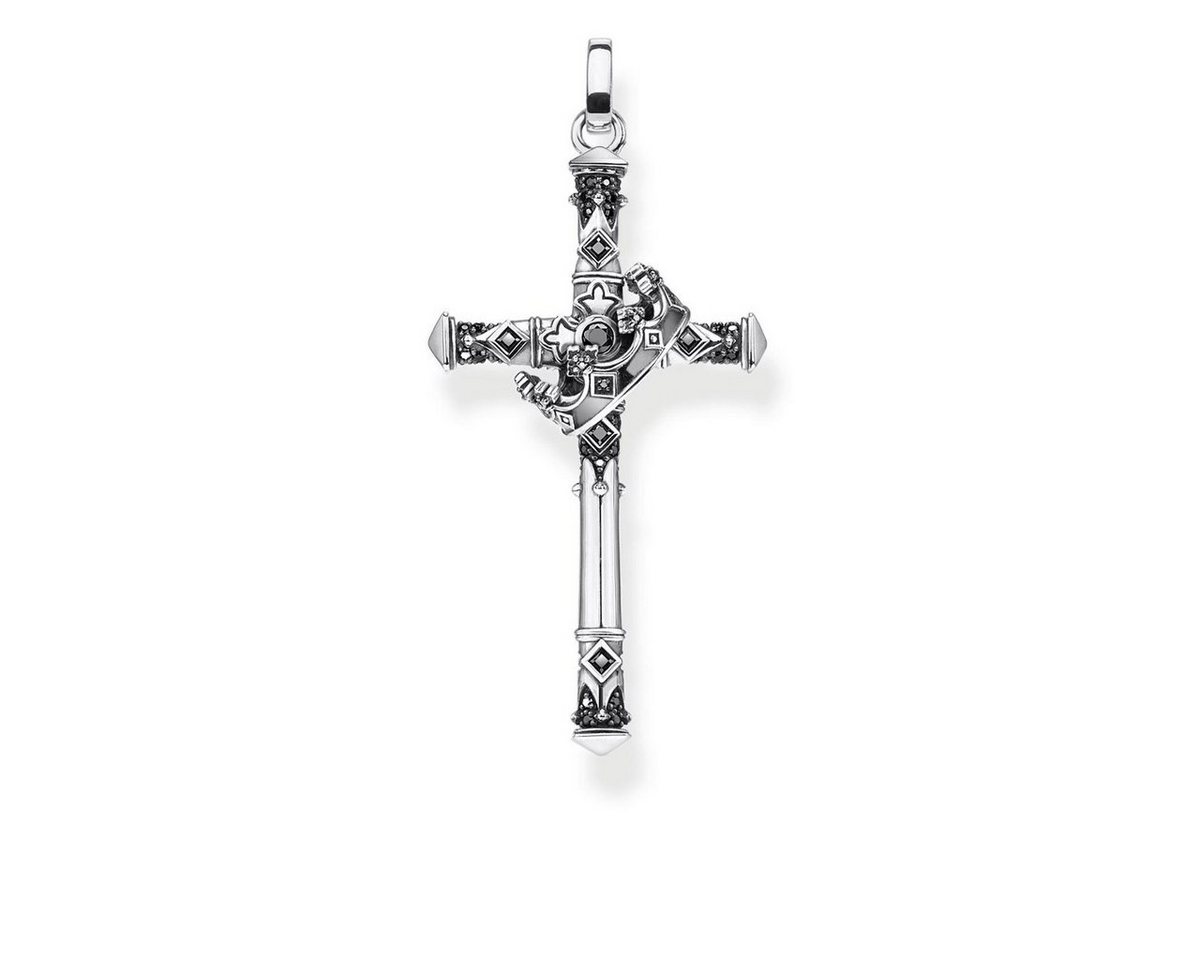 THOMAS SABO Kettenanhänger THOMAS SABO Anhänger Kreuz & Krone von THOMAS SABO