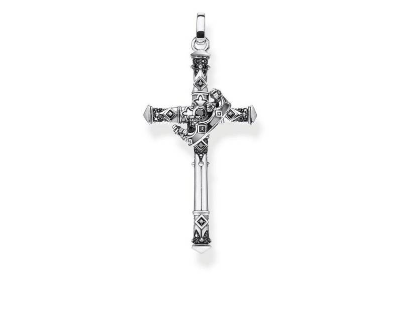 THOMAS SABO Kettenanhänger THOMAS SABO Anhänger Kreuz & Krone von THOMAS SABO
