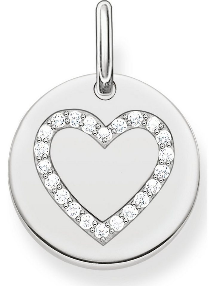 THOMAS SABO Kettenanhänger Thomas Sabo Damen-Anhänger Zirkonia von THOMAS SABO