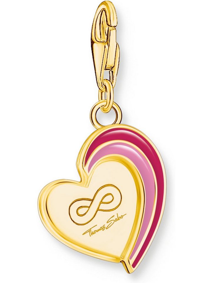 THOMAS SABO Kettenanhänger Thomas Sabo Damen-Charm 925er Silber, Emaille von THOMAS SABO
