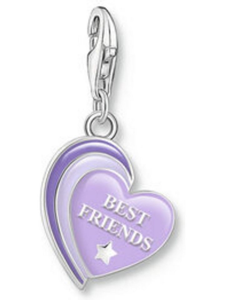 THOMAS SABO Kettenanhänger Thomas Sabo Damen-Charm 925er Silber, Emaille von THOMAS SABO