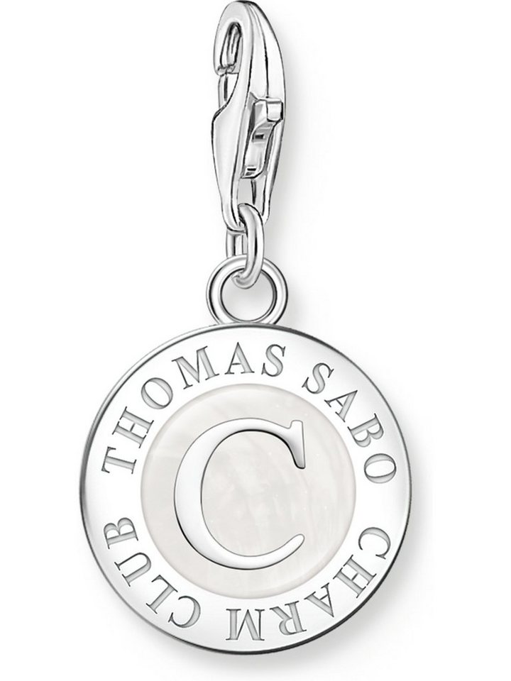 THOMAS SABO Kettenanhänger Thomas Sabo Damen-Charm 925er Silber, Emaille von THOMAS SABO