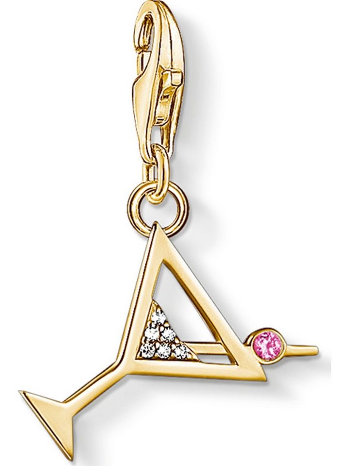 THOMAS SABO Kettenanhänger Thomas Sabo Damen-Charm 925er Silber 1 Korund THOMAS SABO Kettenanhänger Thomas Sabo Damen-Charm 925er Silber 1 Korund von THOMAS SABO