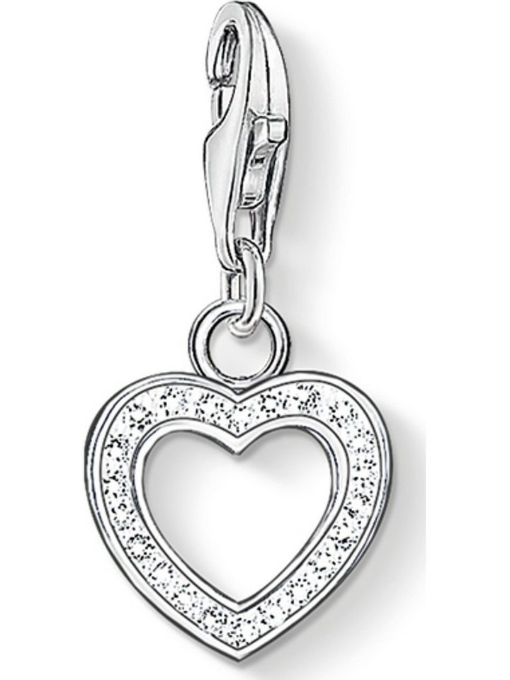 THOMAS SABO Kettenanhänger Thomas Sabo Damen-Charm 925er Silber 22 Zirkonia von THOMAS SABO