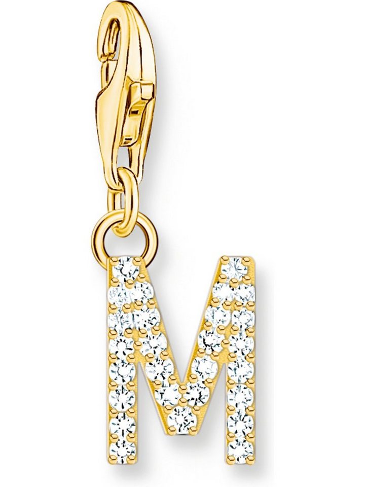 THOMAS SABO Kettenanhänger Thomas Sabo Damen-Charm 925er Silber Zirkonia von THOMAS SABO