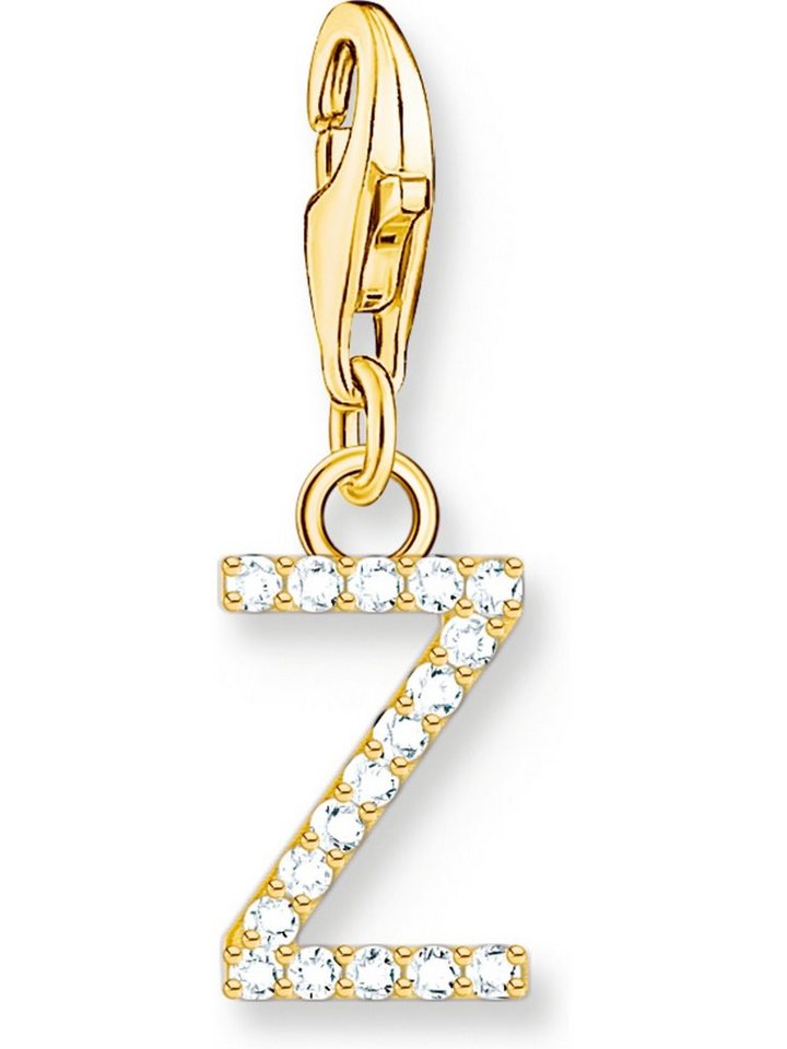 THOMAS SABO Kettenanhänger Thomas Sabo Damen-Charm 925er Silber Zirkonia von THOMAS SABO