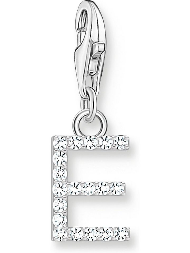 THOMAS SABO Kettenanhänger Thomas Sabo Damen-Charm 925er Silber Zirkonia von THOMAS SABO