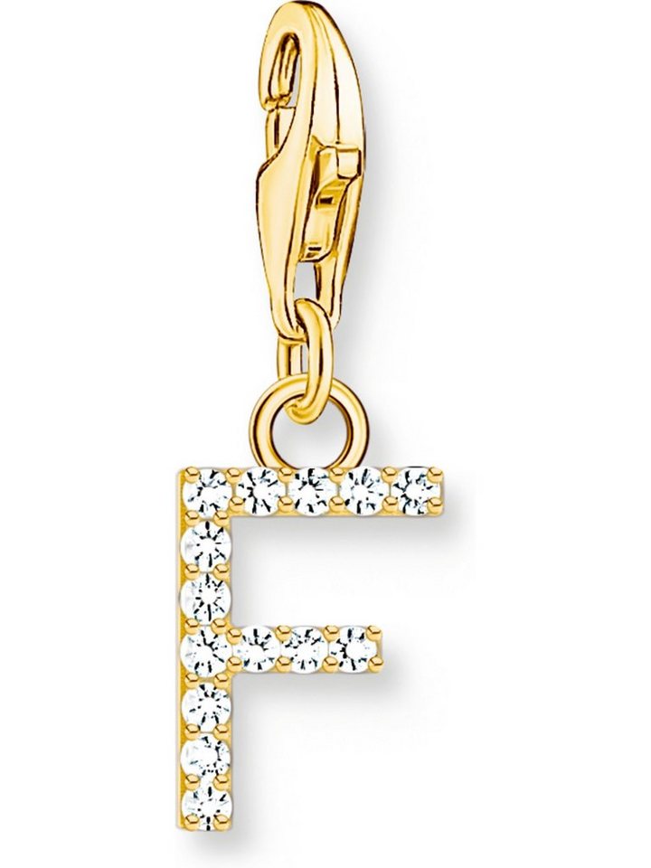 THOMAS SABO Kettenanhänger Thomas Sabo Damen-Charm 925er Silber Zirkonia von THOMAS SABO