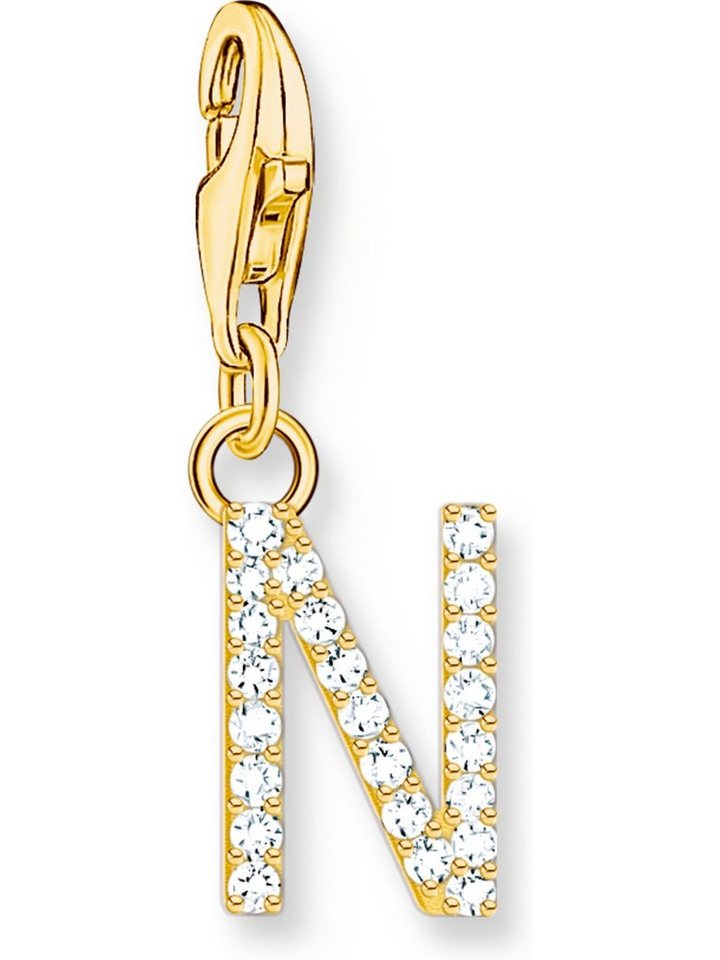 THOMAS SABO Kettenanhänger Thomas Sabo Damen-Charm 925er Silber Zirkonia von THOMAS SABO