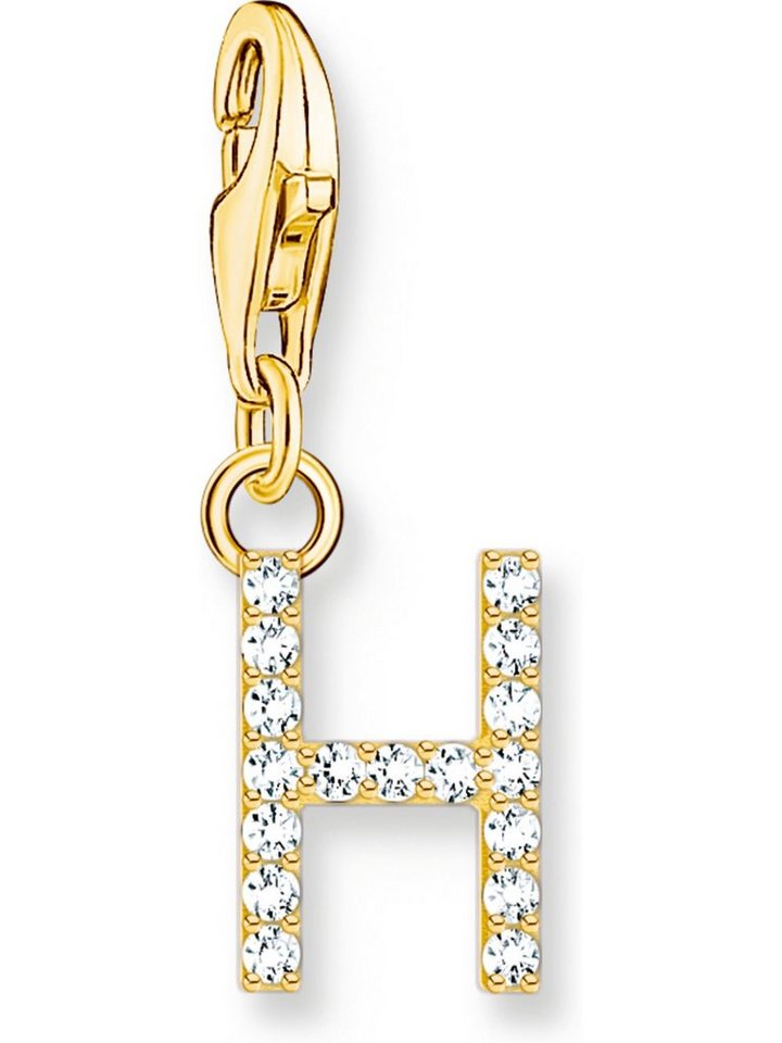 THOMAS SABO Kettenanhänger Thomas Sabo Damen-Charm 925er Silber Zirkonia von THOMAS SABO