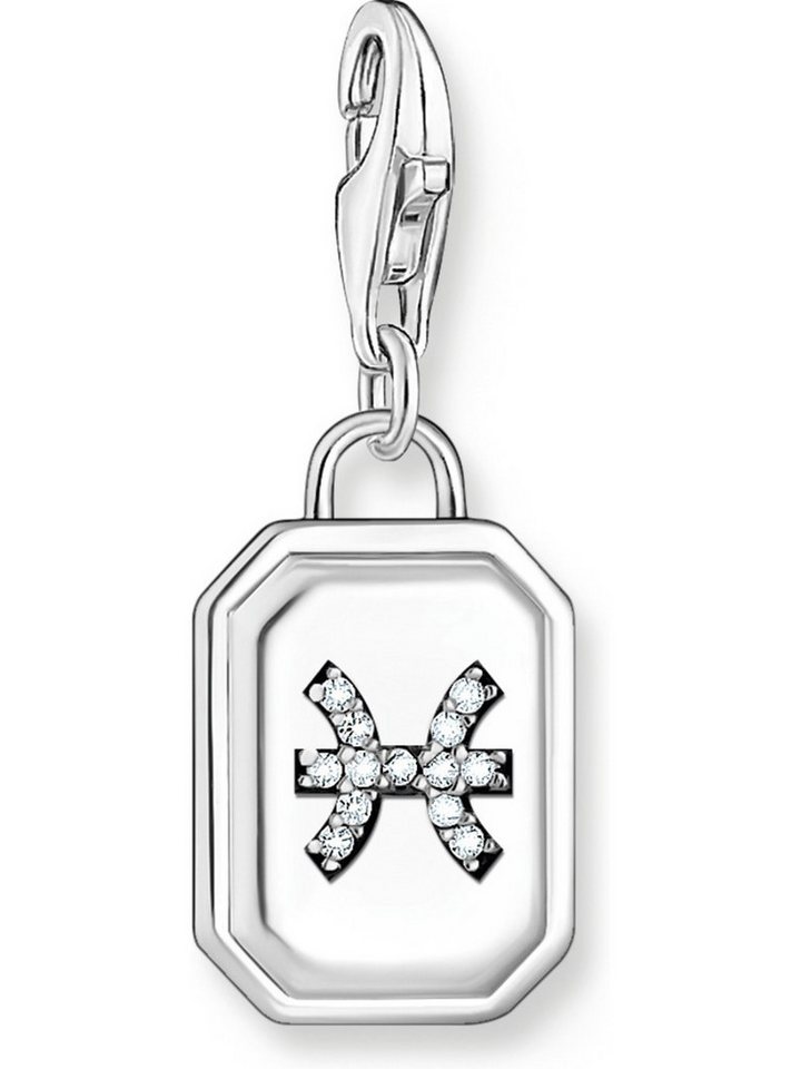 THOMAS SABO Kettenanhänger Thomas Sabo Damen-Charm 925er Silber Zirkonia von THOMAS SABO