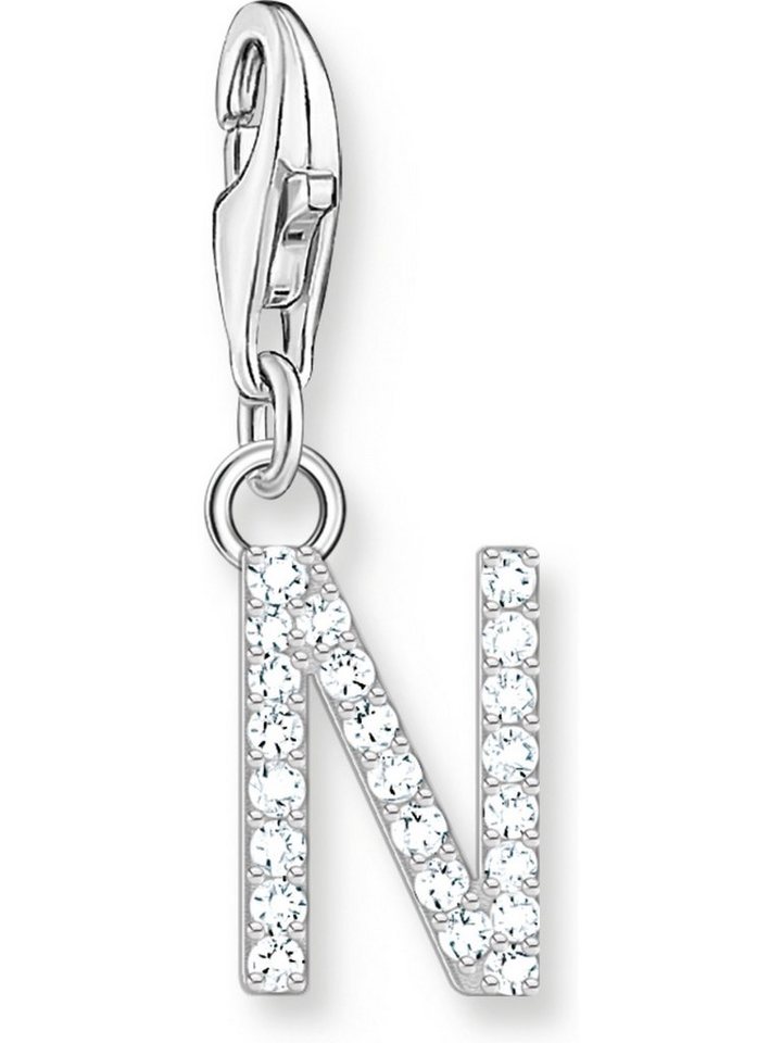 THOMAS SABO Kettenanhänger Thomas Sabo Damen-Charm 925er Silber Zirkonia von THOMAS SABO