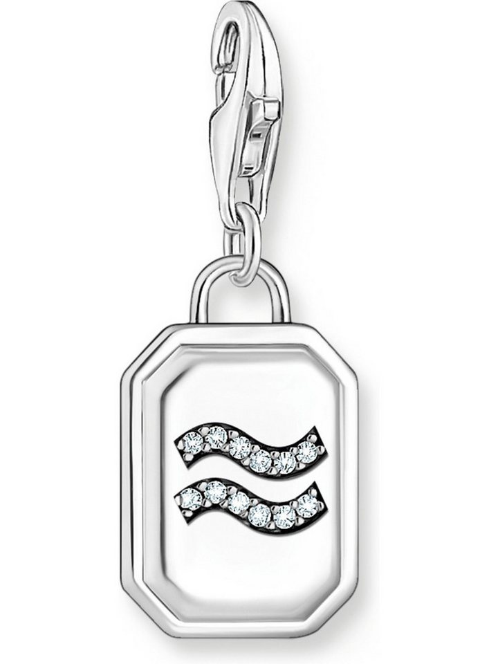 THOMAS SABO Kettenanhänger Thomas Sabo Damen-Charm 925er Silber Zirkonia von THOMAS SABO