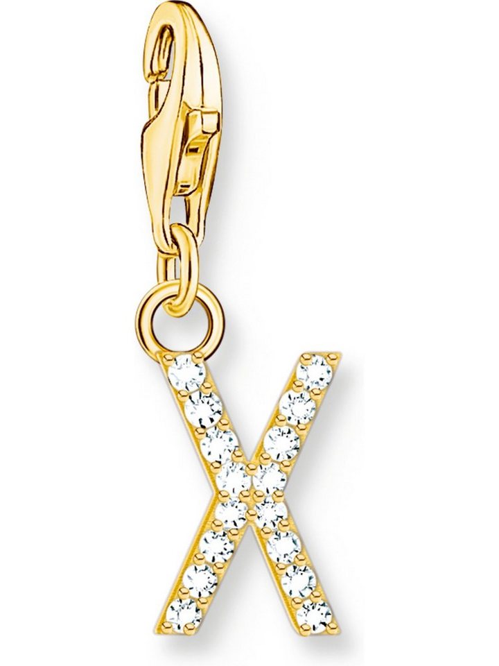 THOMAS SABO Kettenanhänger Thomas Sabo Damen-Charm 925er Silber Zirkonia von THOMAS SABO