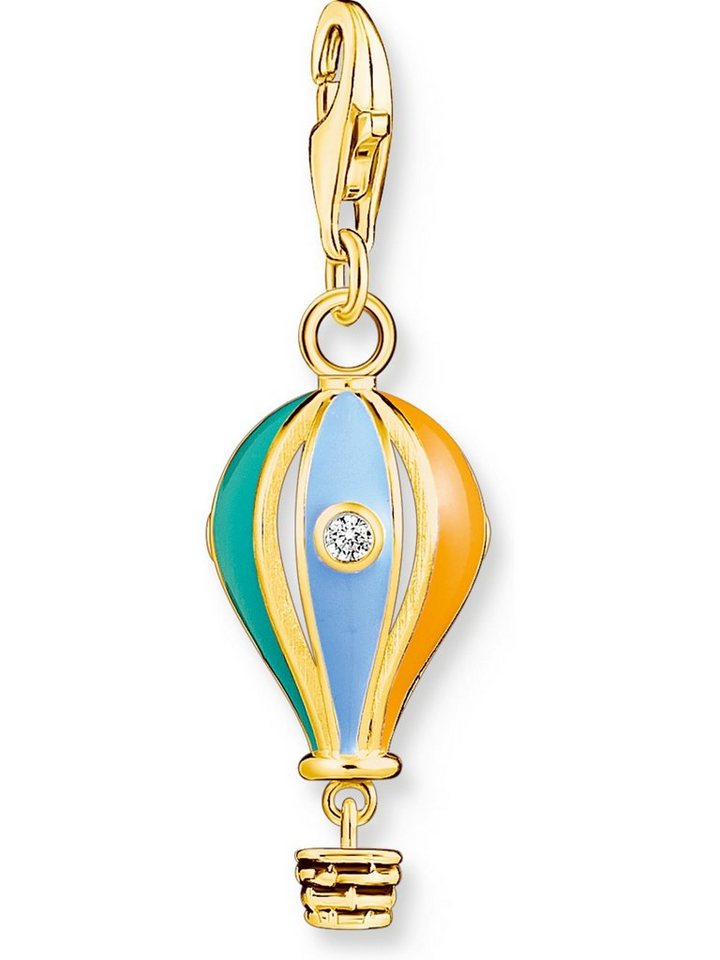 THOMAS SABO Kettenanhänger Thomas Sabo Damen-Charm 925er Silber Zirkonia von THOMAS SABO