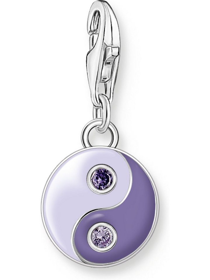 THOMAS SABO Kettenanhänger Thomas Sabo Damen-Charm 925er Silber Zirkonia von THOMAS SABO