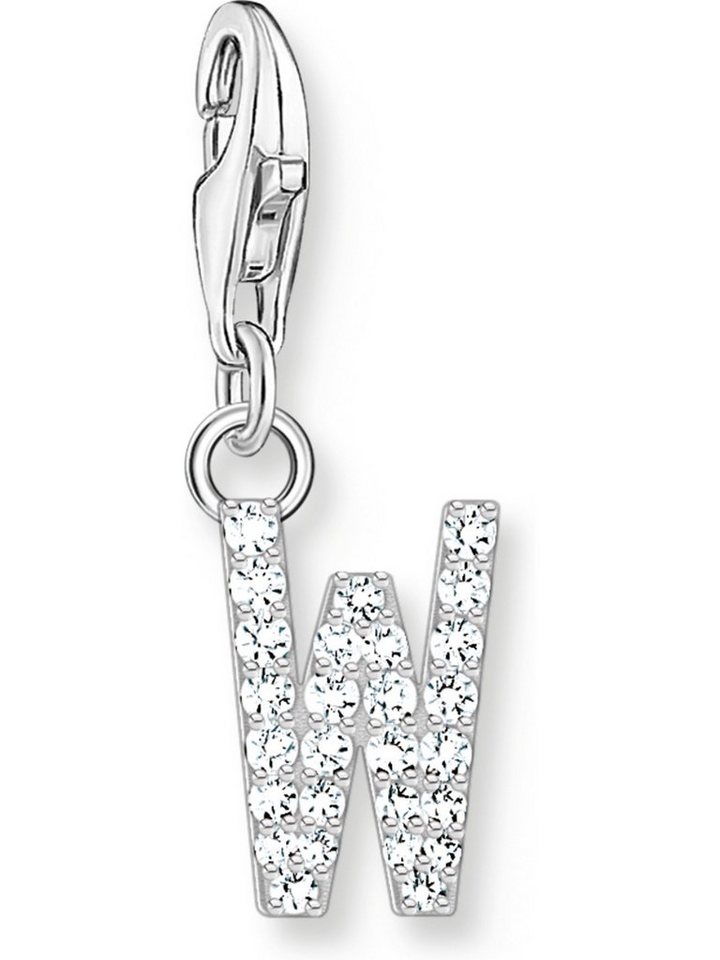 THOMAS SABO Kettenanhänger Thomas Sabo Damen-Charm 925er Silber Zirkonia von THOMAS SABO