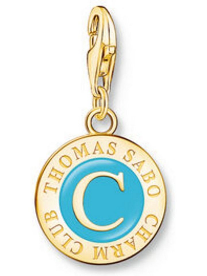 THOMAS SABO Kettenanhänger Thomas Sabo Damen-Charm Silber, Emaille von THOMAS SABO