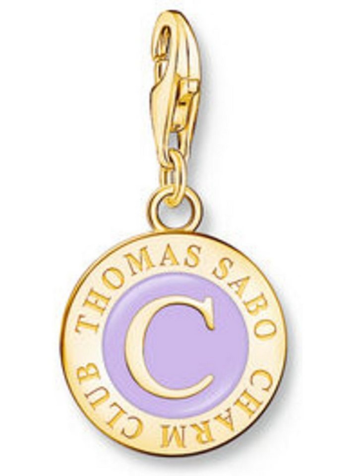 THOMAS SABO Kettenanhänger Thomas Sabo Damen-Charm Silber, Emaille von THOMAS SABO