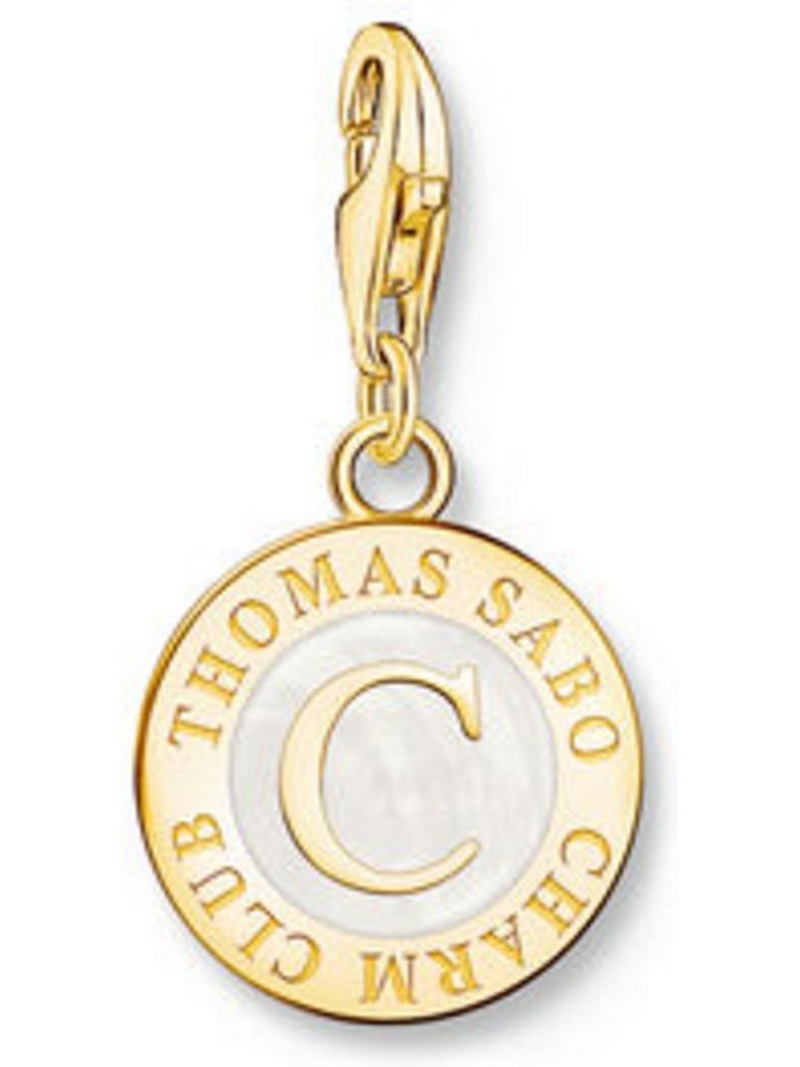 THOMAS SABO Kettenanhänger Thomas Sabo Damen-Charm Silber, Emaille von THOMAS SABO