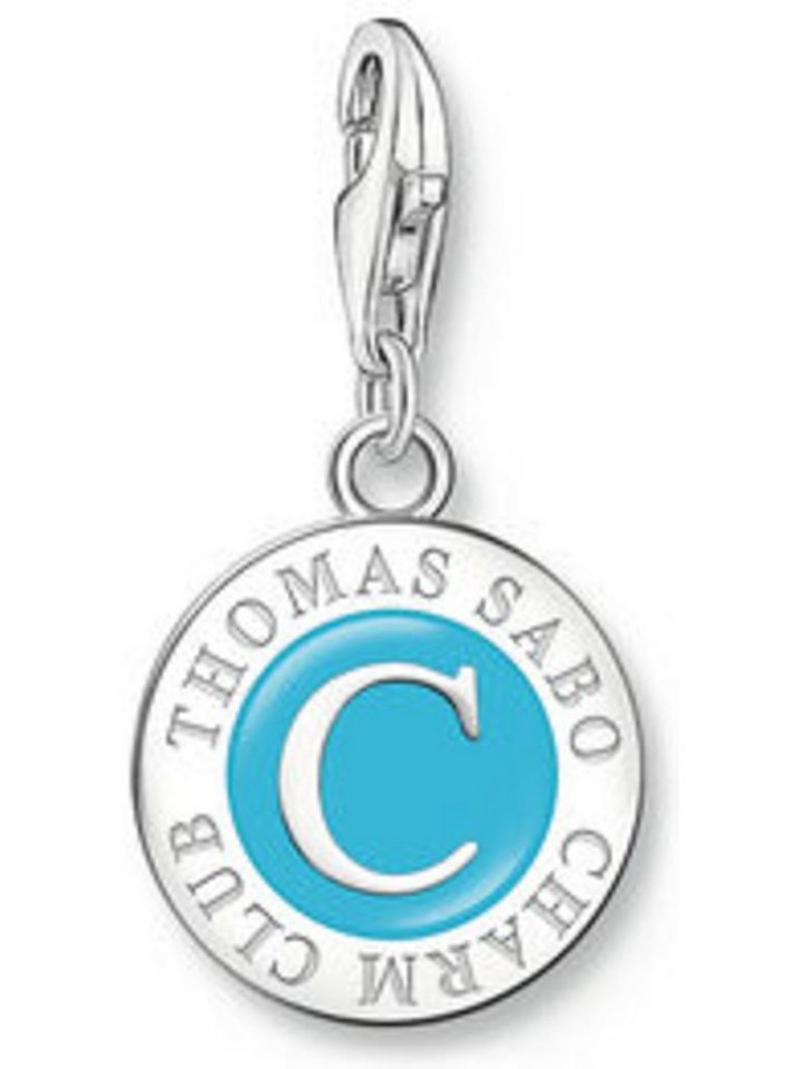 THOMAS SABO Kettenanhänger Thomas Sabo Damen-Charm Silber, Emaille von THOMAS SABO