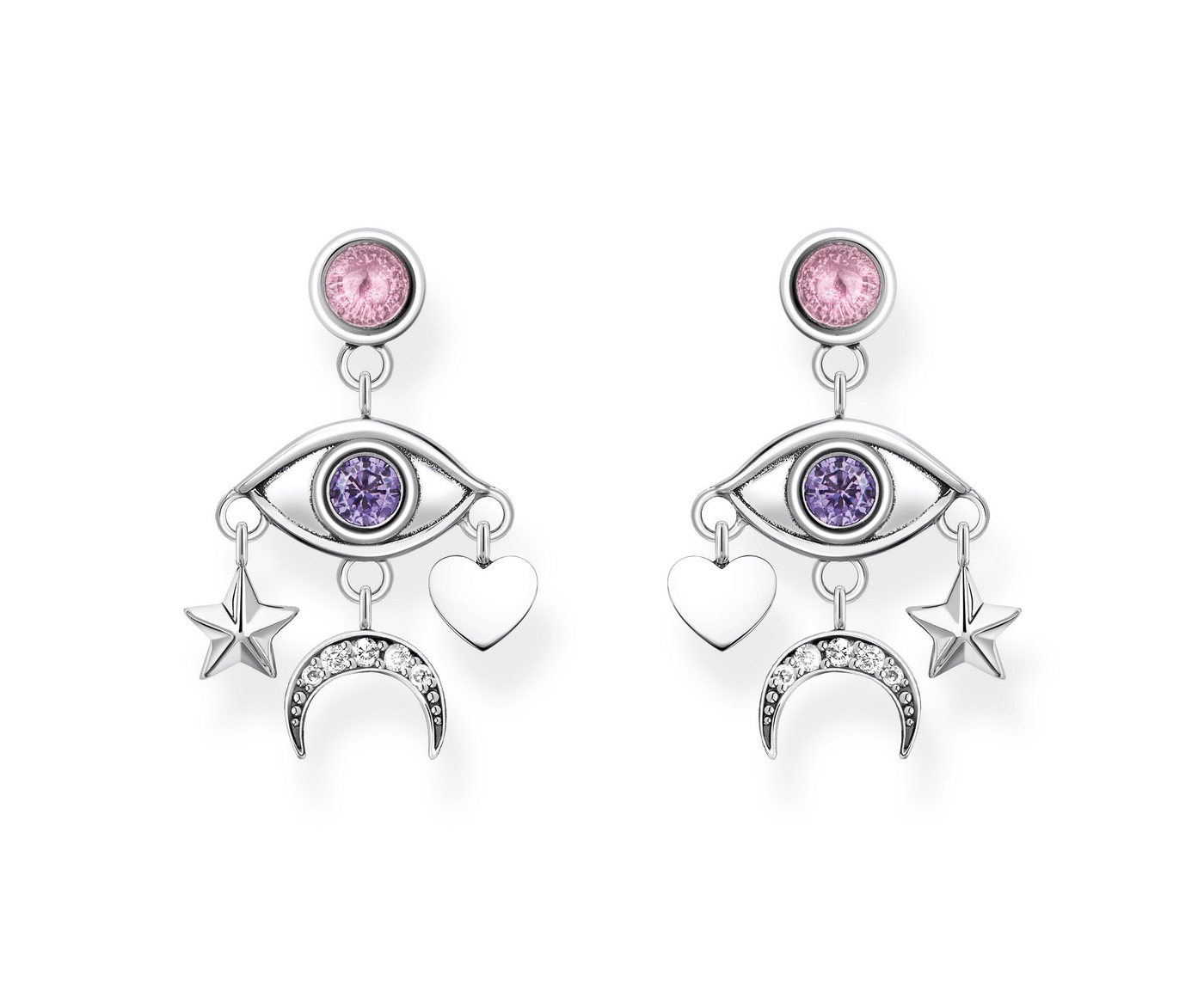 THOMAS SABO Ohrring-Set Thomas Sabo Ohrhänger Auge H2272-643-7 Silber von THOMAS SABO