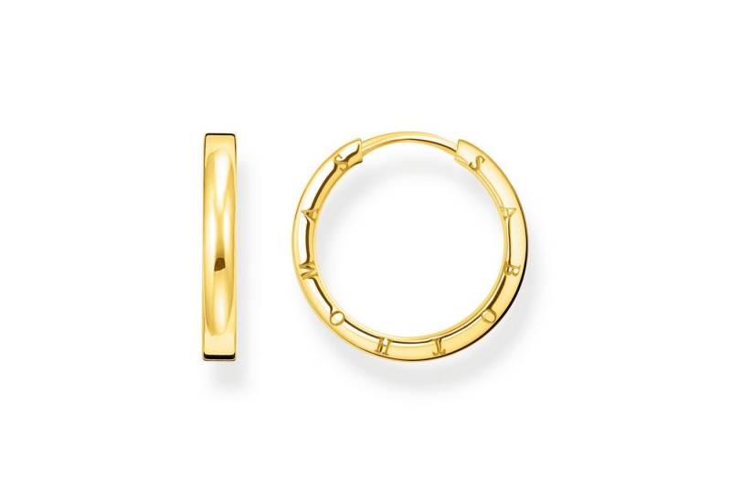 THOMAS SABO Paar Creolen Damen-Goldfarben von THOMAS SABO