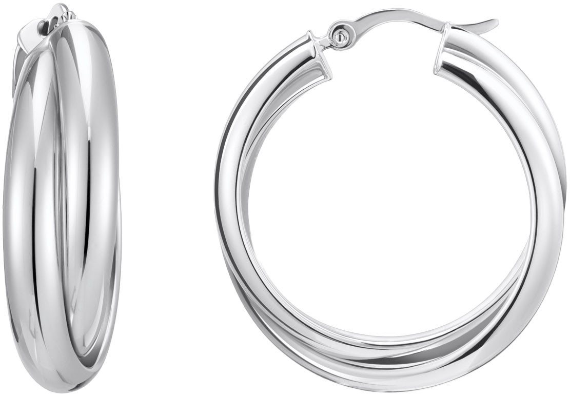 THOMAS SABO Paar Creolen Schmuck Silber 925 Ohrringe verschlungenes Design, CR738-001 CR738-413 THOMAS SABO Paar Creolen Schmuck Silber 925 Ohrringe verschlungenes Design, CR738-001 CR738-413 von THOMAS SABO