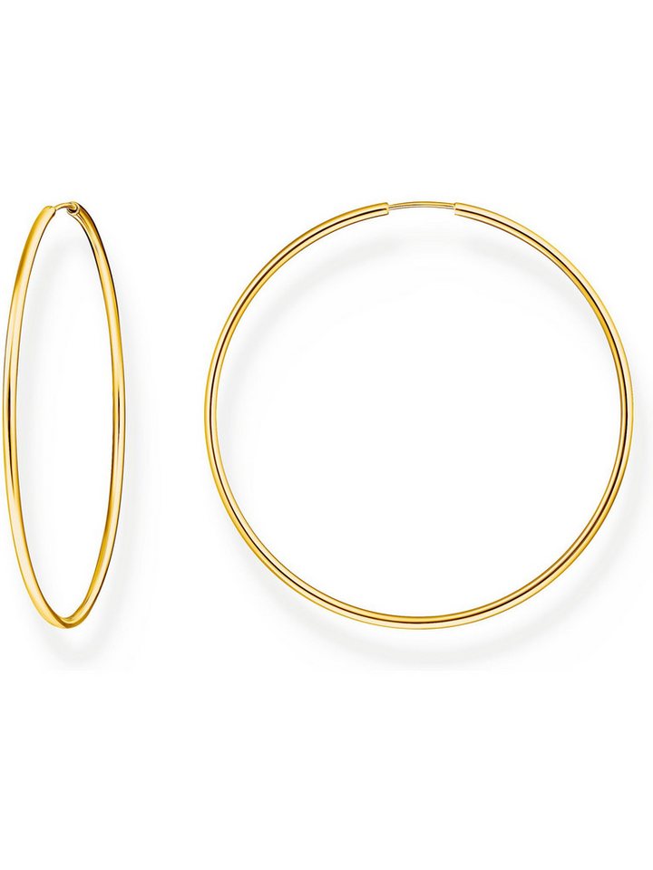 THOMAS SABO Paar Creolen Thomas Sabo Damen-Creolen 925er Silber (Paar), Glam & Soul von THOMAS SABO