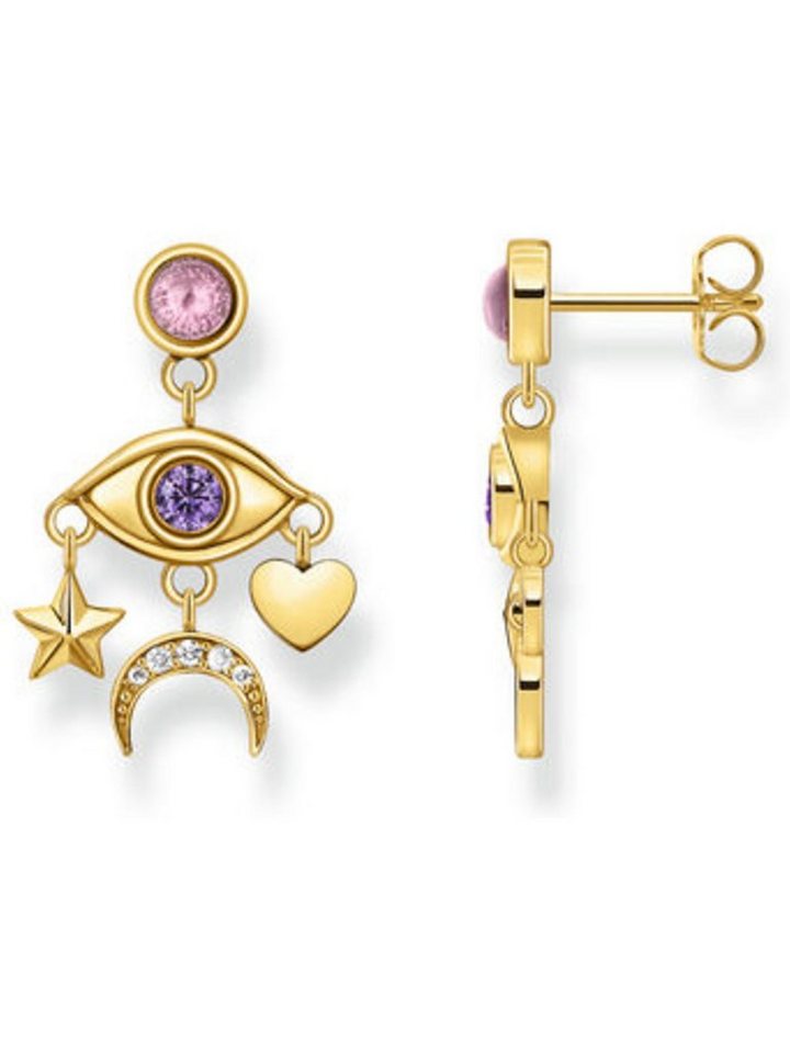 THOMAS SABO Paar Ohrhänger Thomas Sabo Damen-Ohrhänger 925er Silber Zirkonia von THOMAS SABO