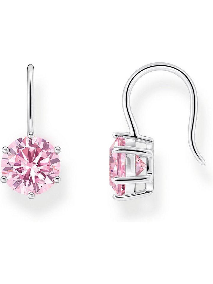 THOMAS SABO Paar Ohrhänger Thomas Sabo Damen-Ohrhänger 925er Silber Zirkonia von THOMAS SABO