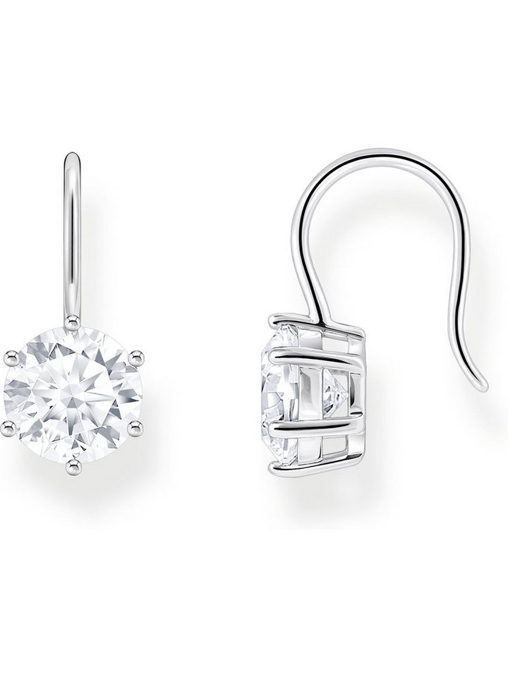 THOMAS SABO Paar Ohrhänger Thomas Sabo Damen-Ohrhänger 925er Silber Zirkonia von THOMAS SABO