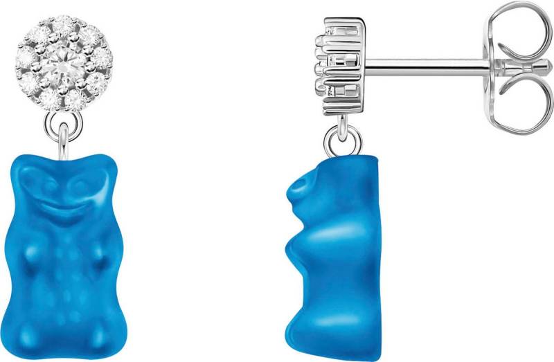 THOMAS SABO Paar Ohrstecker THOMAS SABO x HARIBO: Ohrstecker mit Goldbär, mit Kristallglas, Zirkonia (synth) von THOMAS SABO