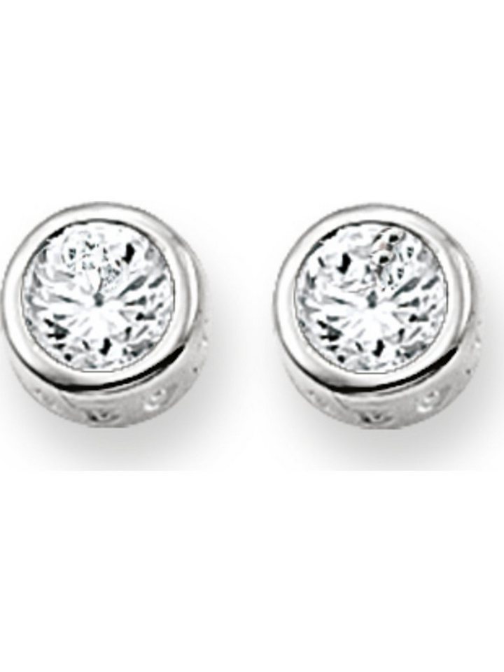 THOMAS SABO Paar Ohrstecker Thomas Sabo Damen-Ohrstecker 925er Silber Zirkonia von THOMAS SABO