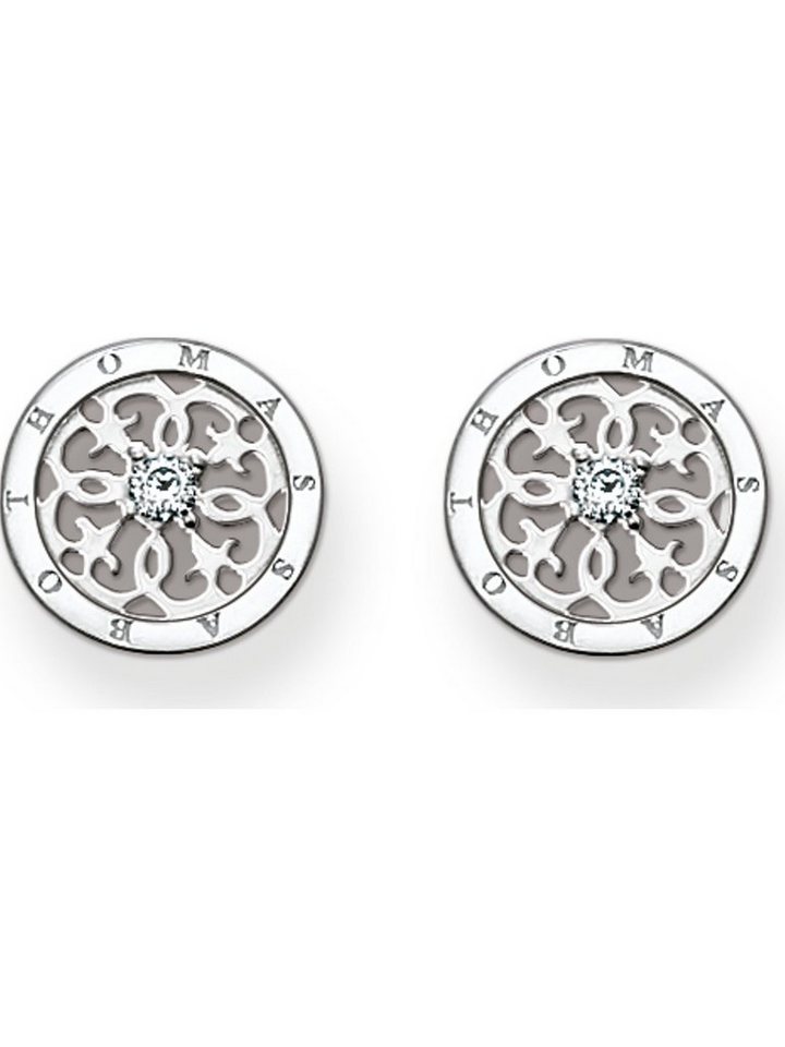 THOMAS SABO Paar Ohrstecker Thomas Sabo Damen-Ohrstecker 925er Silber Zirkonia von THOMAS SABO