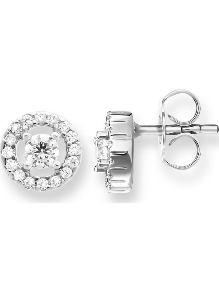 THOMAS SABO Paar Ohrstecker Thomas Sabo Damen-Ohrstecker 925er Silber Zirkonia von THOMAS SABO