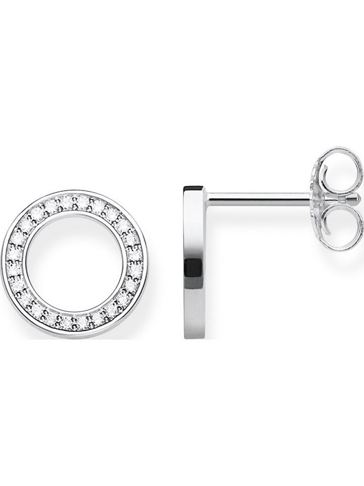 THOMAS SABO Paar Ohrstecker Thomas Sabo Damen-Ohrstecker 925er Silber Zirkonia von THOMAS SABO
